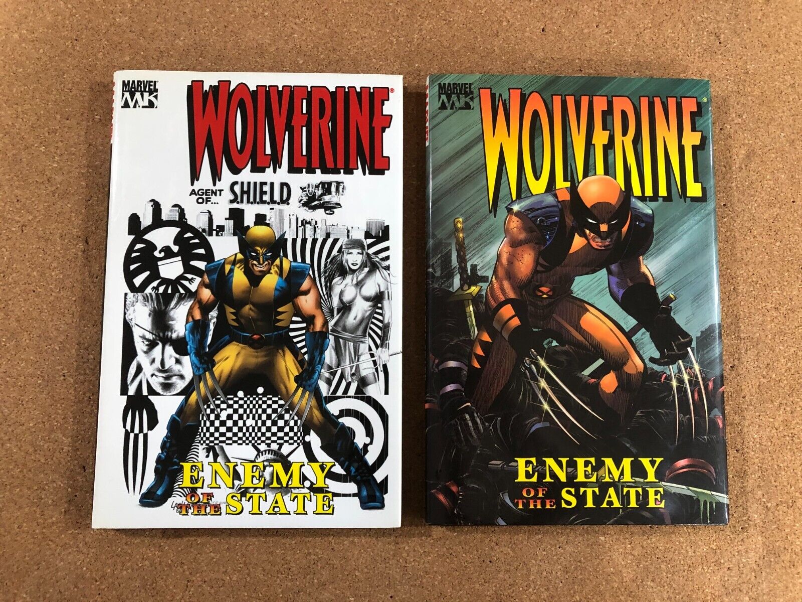WOLVERINE: ENEMY OF THE STATE VOLUME 1 & 2 MARVEL HARDCOVER