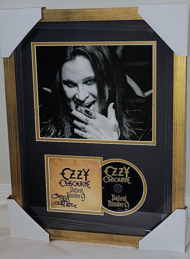 Ozzy Osbourne Signed  Patient Number 9  CD JSA Certified Autographed