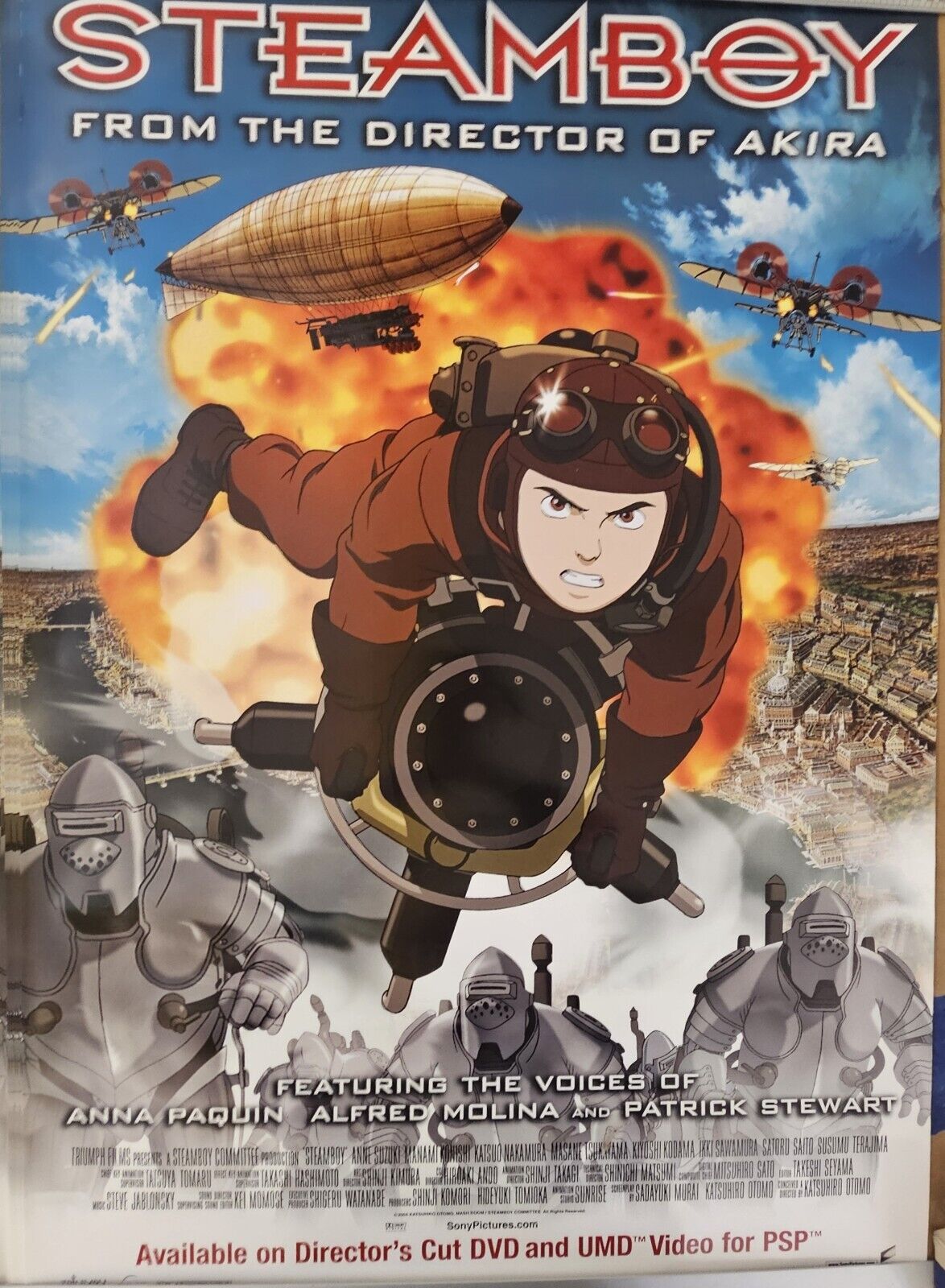 Animated Film Steamboy  27 x 40  DVD movie poster