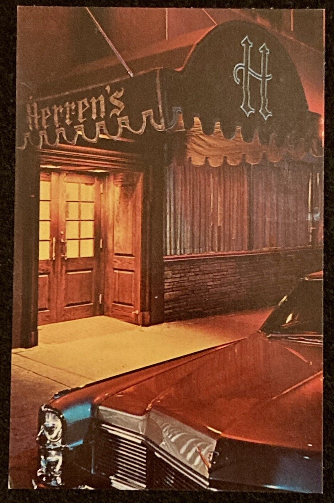 Vintage RPPC Herren’s Restaurant Atlanta, GA 1970s Unposted 3.5”x 5.5”