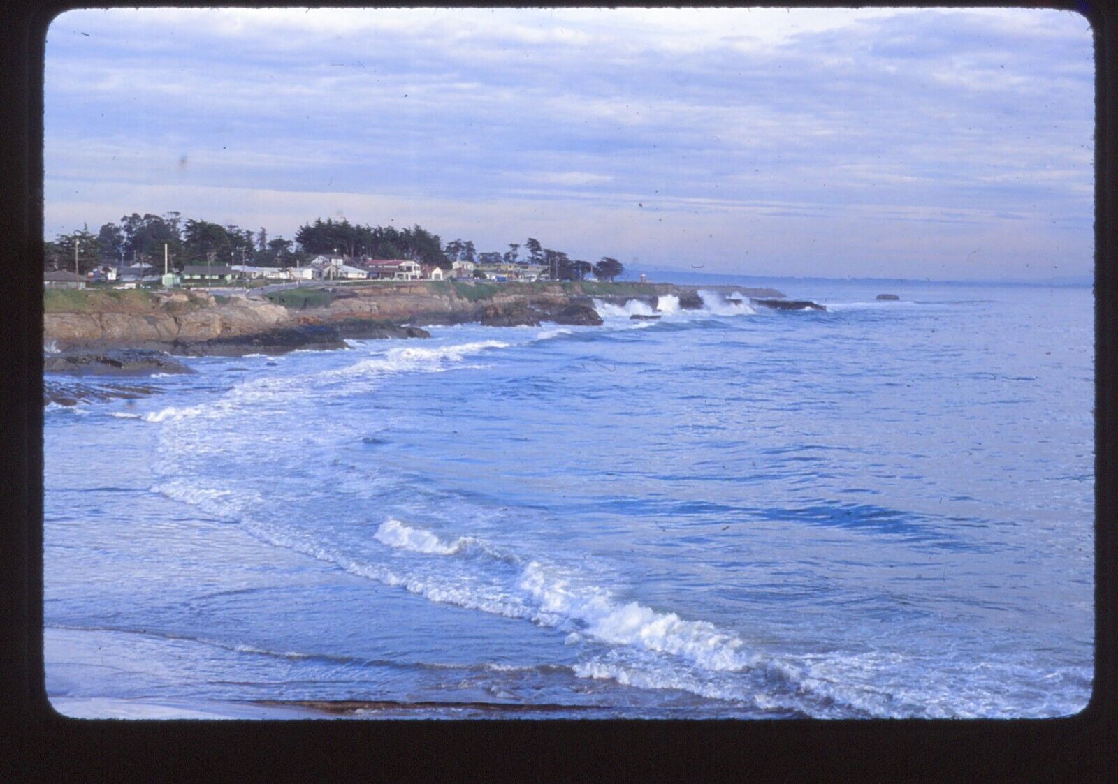 Vintage Film Slide 1979 West Cliff Drive Santa Cruz California