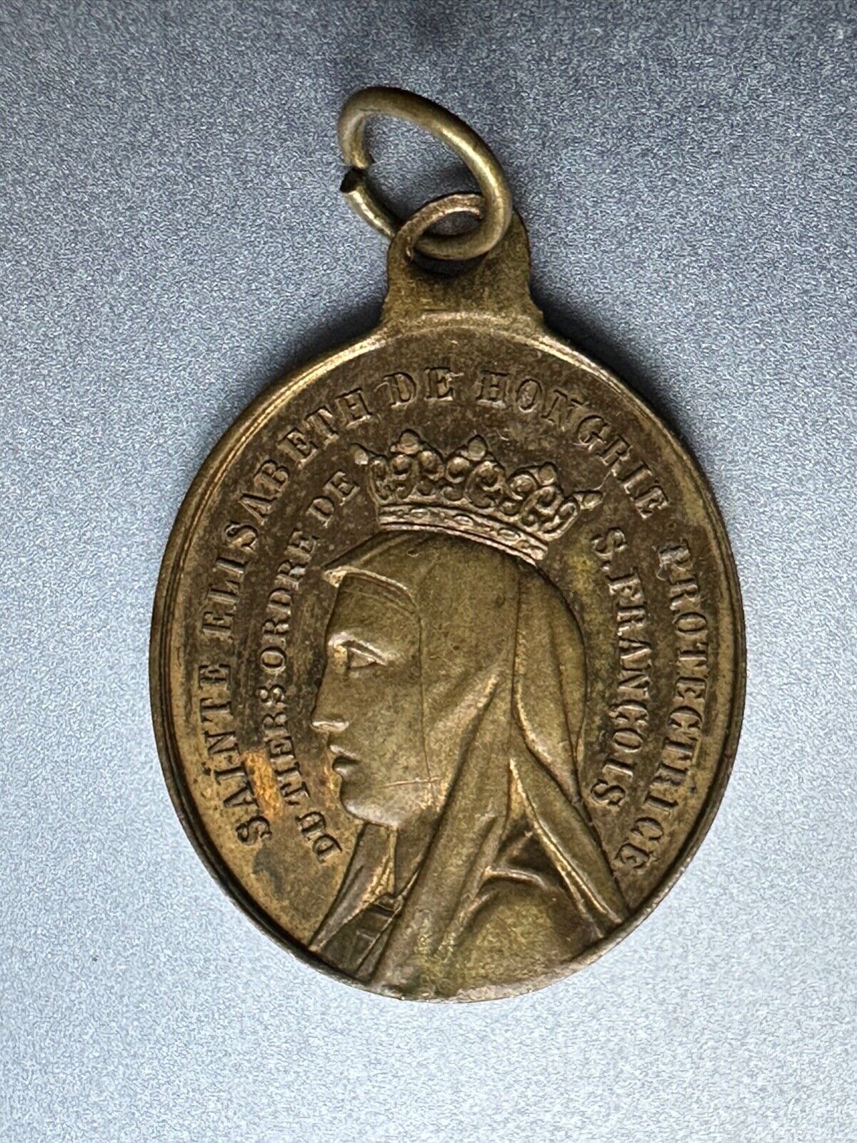 Antique French Religious  Medal - St Francois d\'Assises, Ordre des Franciscains