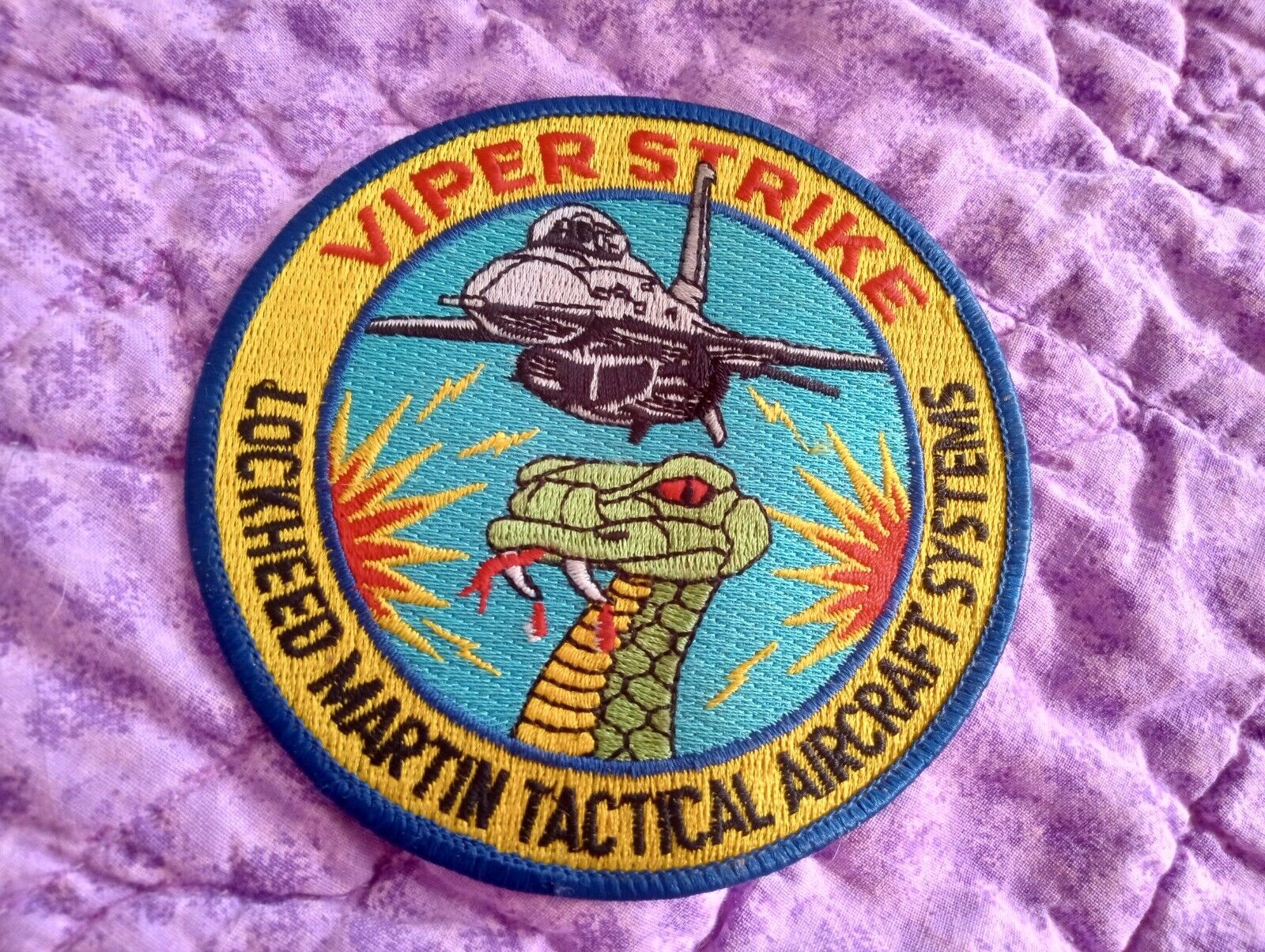 Viper Strike Lockheed Martin Tactical Aircraft Systems Patch