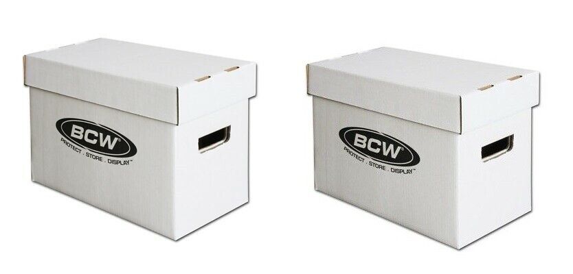 2X BCW Short Comic Book Storage Boxes