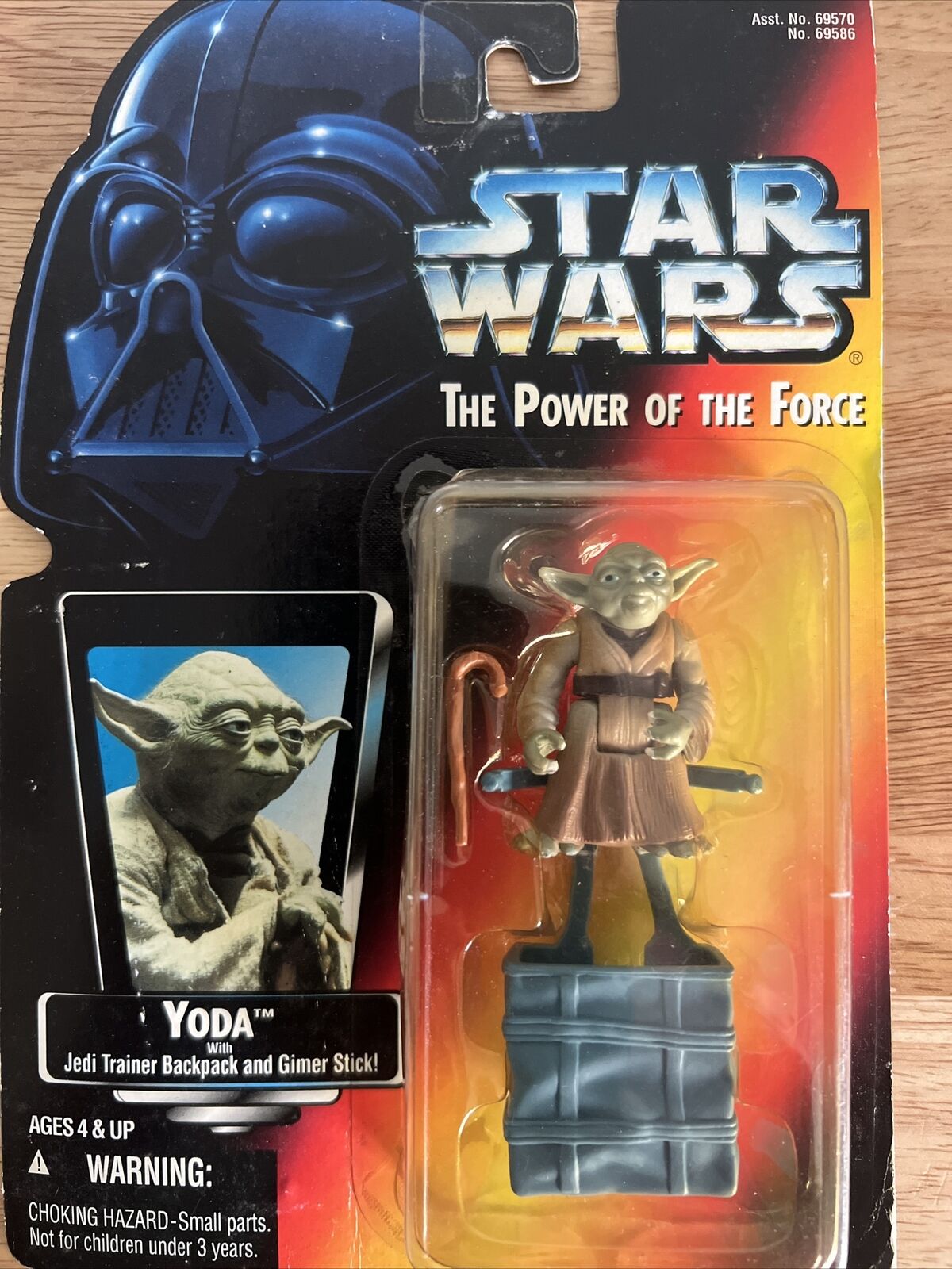 Star Wars Power of the Force Yoda Action Figure w/ Accessories NIB (1995)