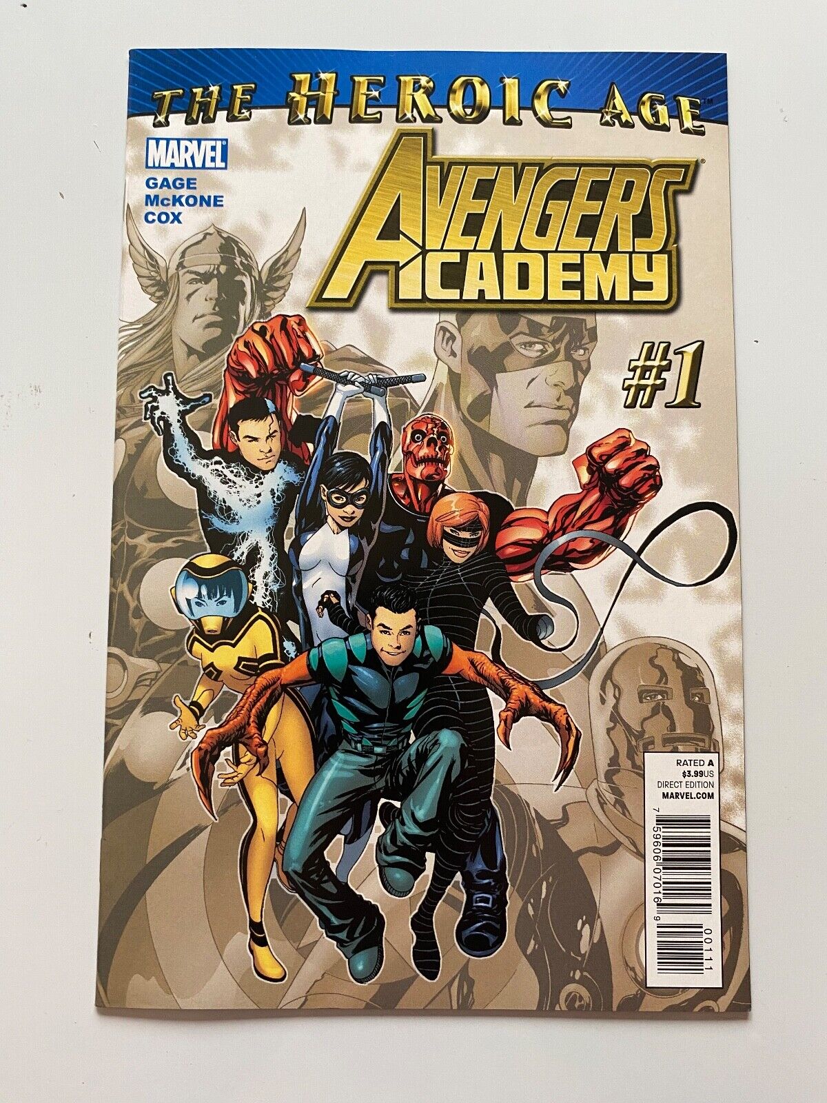Avengers Academy #1 - 1st Appearance Hazmat Mettle Finesse Combine/Free Shipping
