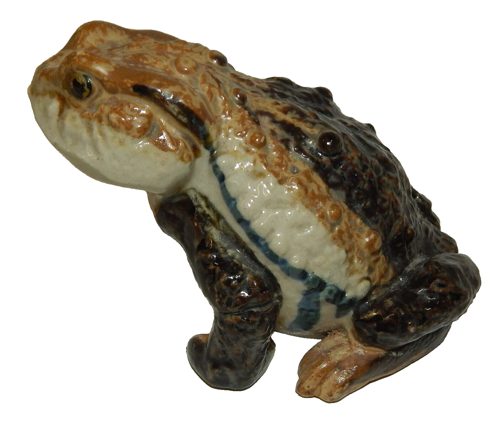 Vintage Ceramic Stoneware Toad Frog Figurine