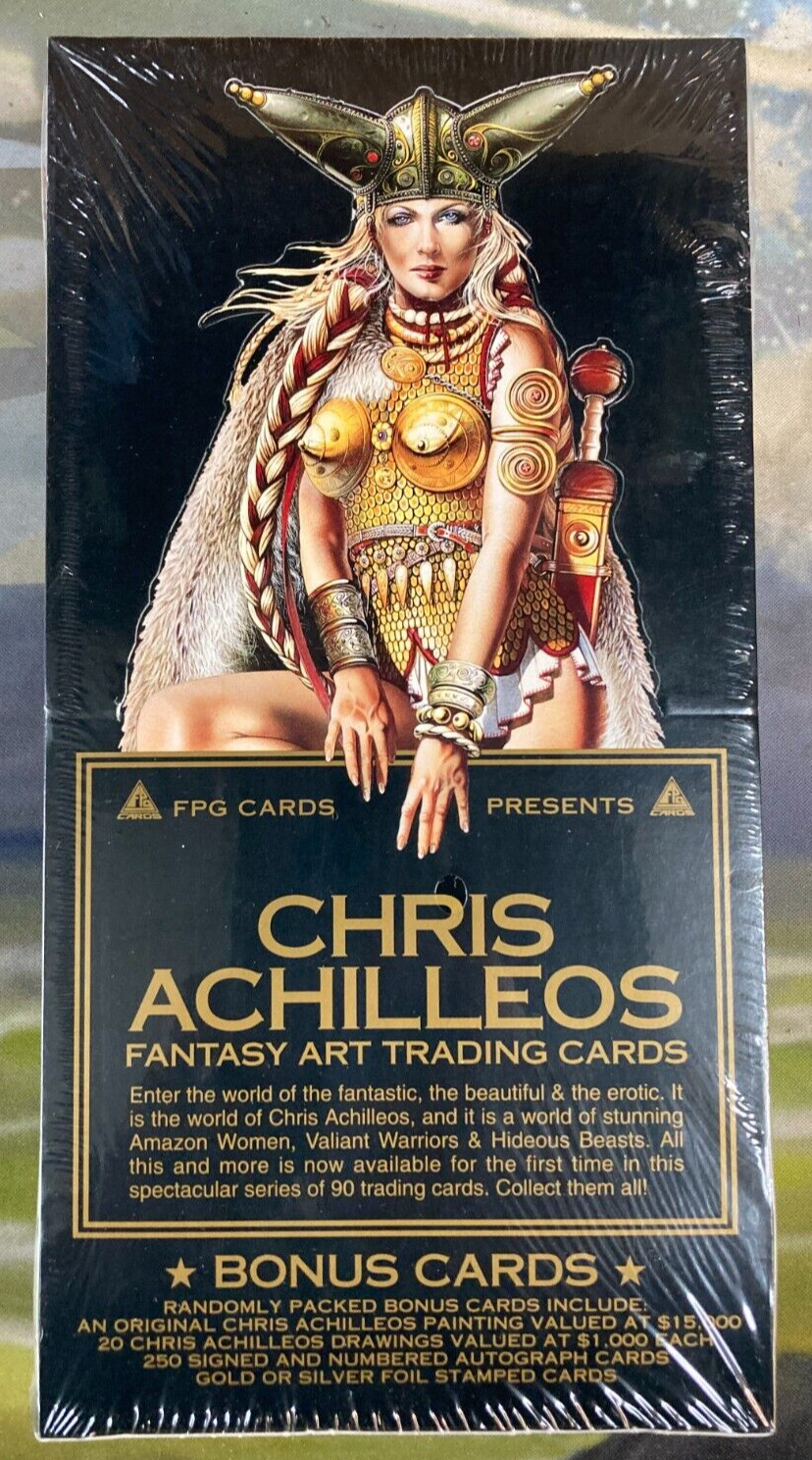 1992 Chris Achilleos Sealed Trading Card Box FPG Cards