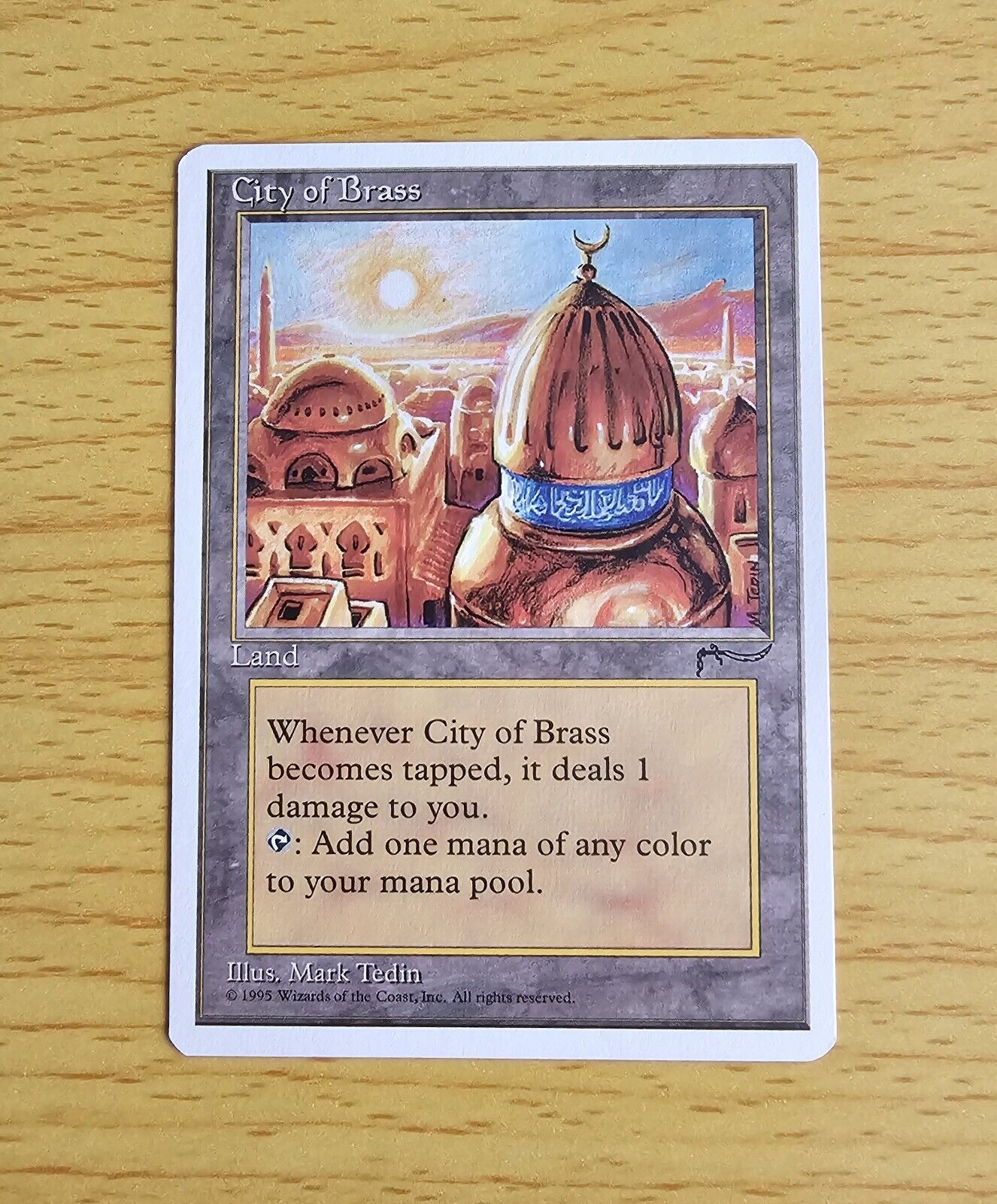 City of Brass ~ Chronicles ~ Magic The Gathering MTG Card ~ Excellent 