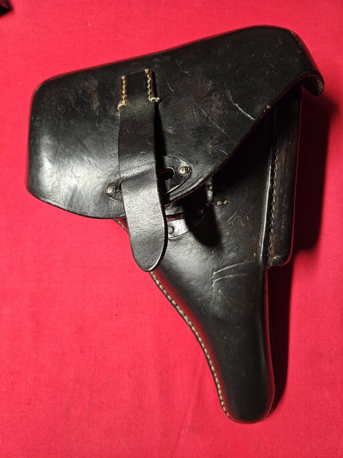 Original WWII P-38 German Army Leather Holster.