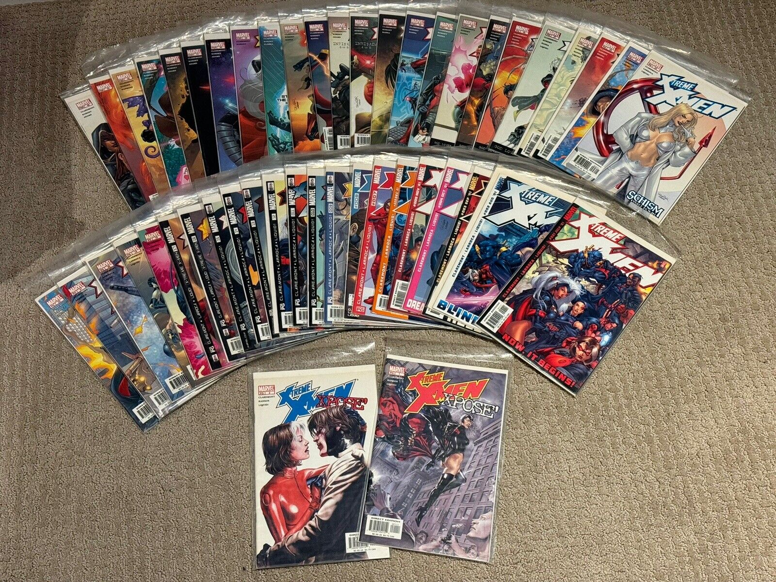 X-Treme X-Men Volume 1 Full Run Complete High Grade Marvel 2001 VF NM 1-46