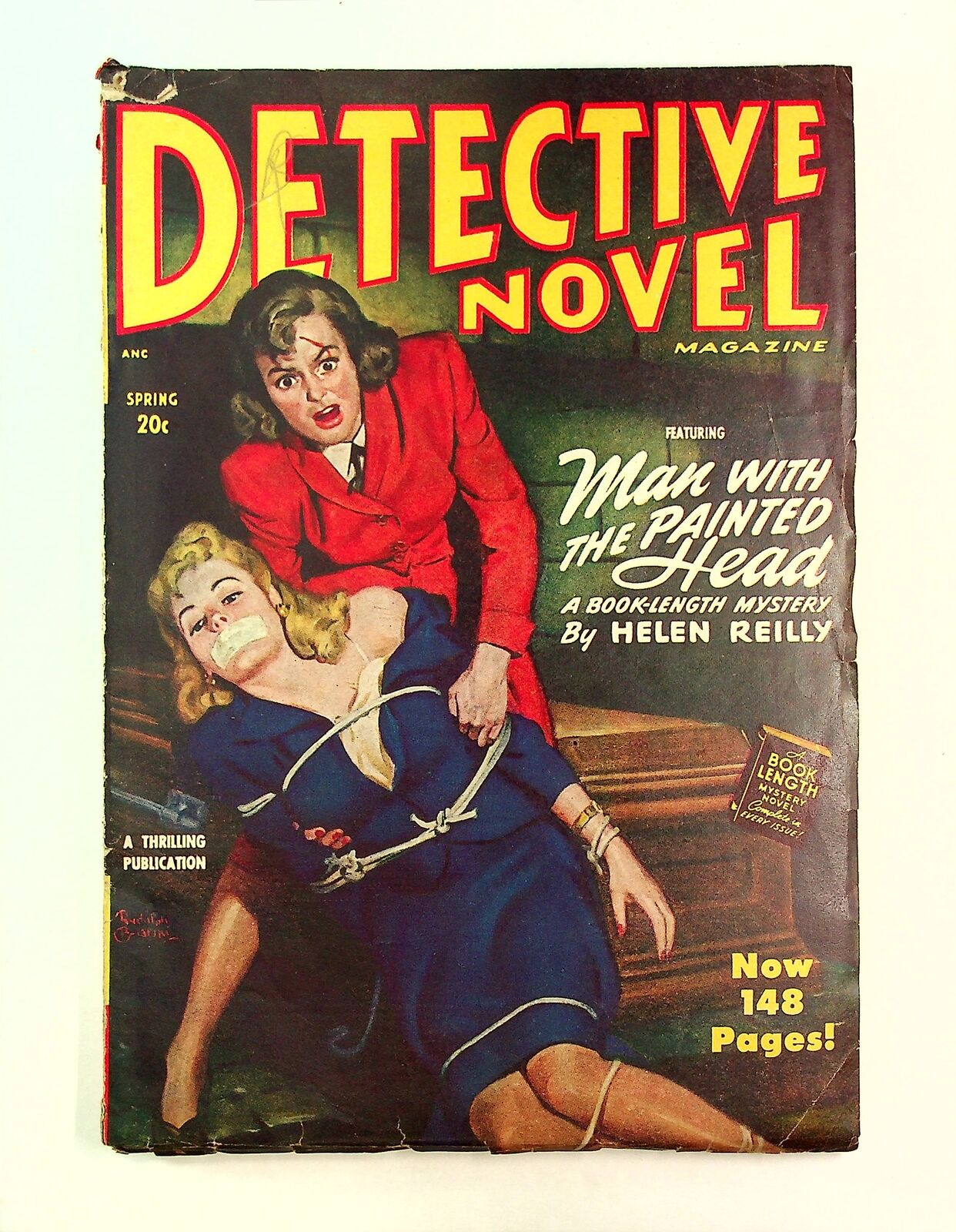 Detective Novels Magazine Pulp Mar 1948 Vol. 21 #2 VG