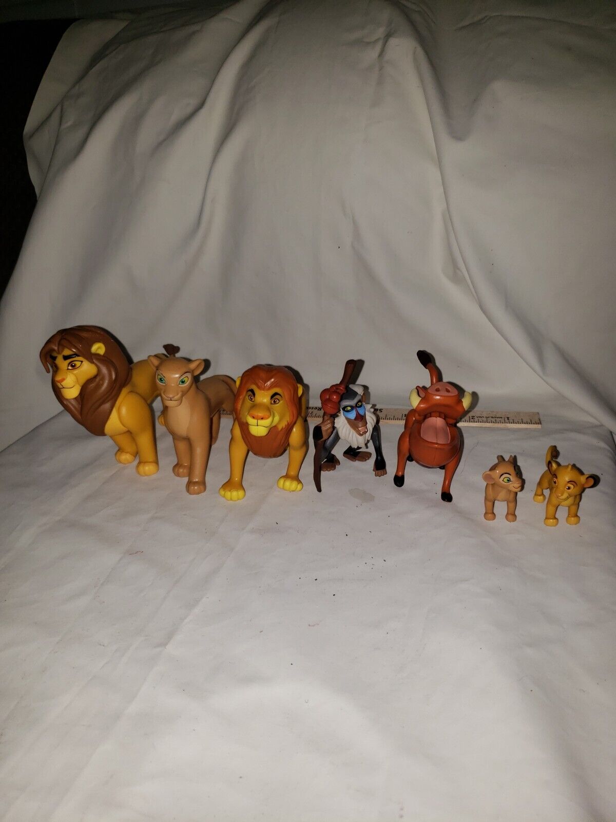 Vintage 90's Disney Lion King Character Figures Lot Of 7