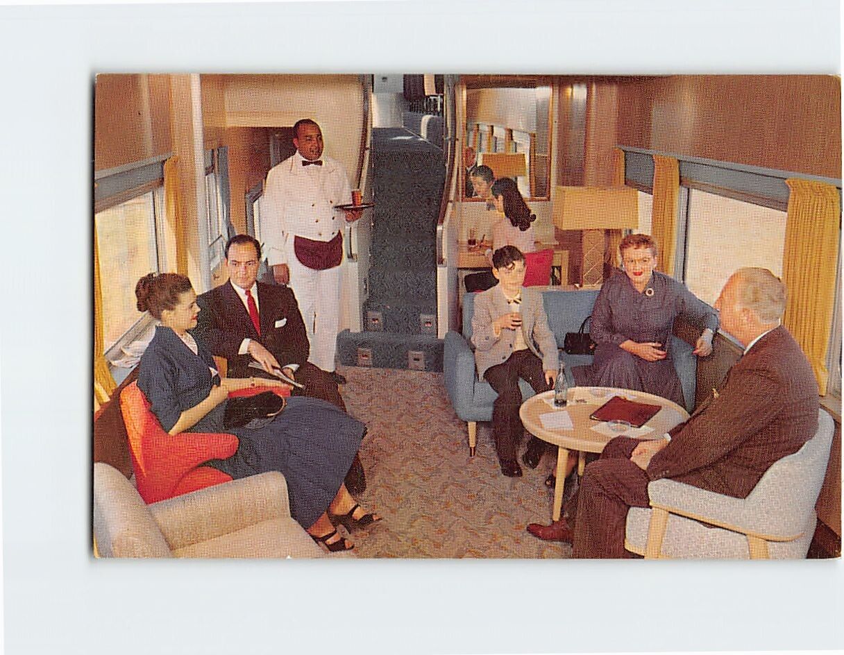 Postcard Relax As You Ride Union Pacific Railroad USA