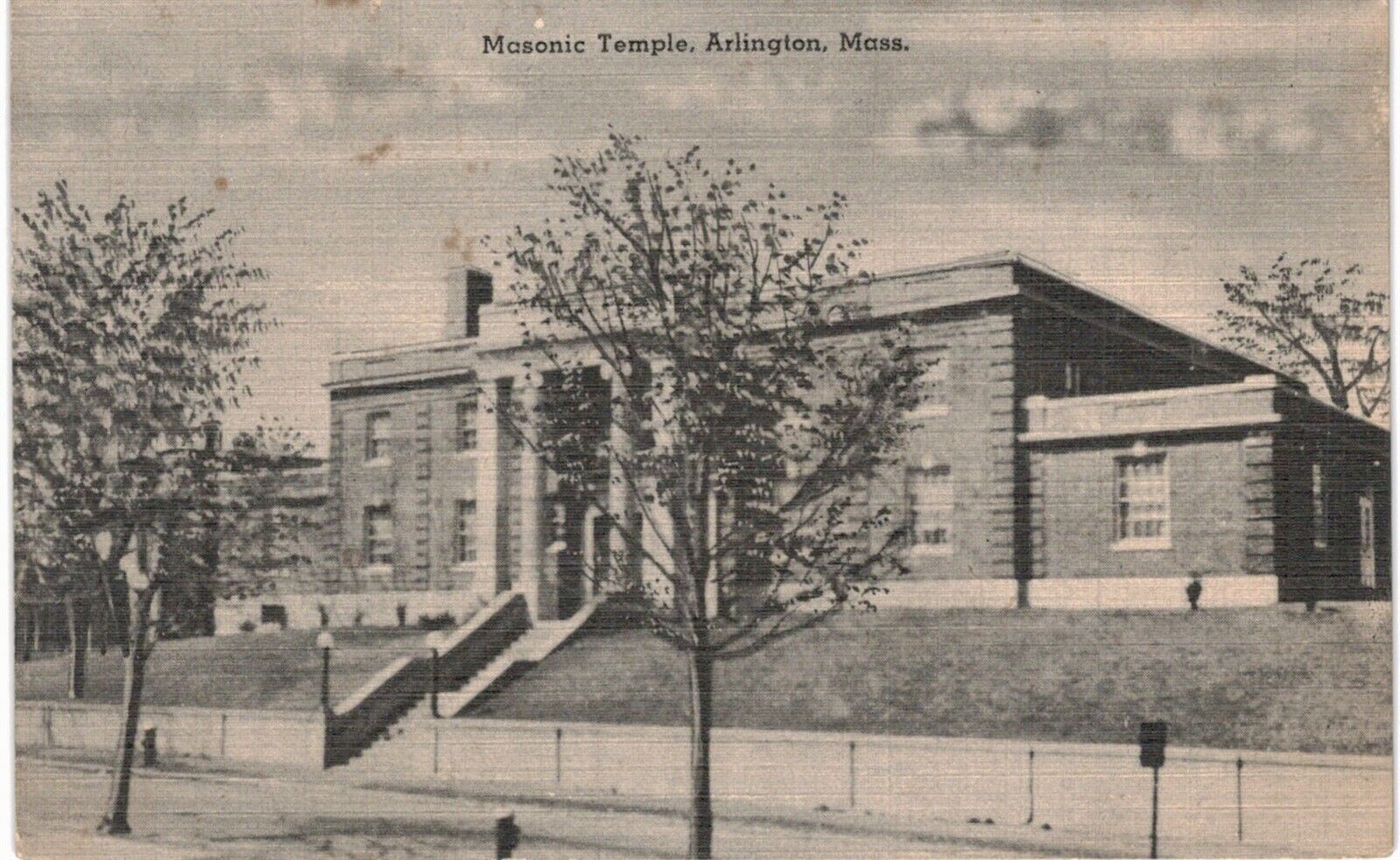 Arlington Masonic Temple 1940 MA 