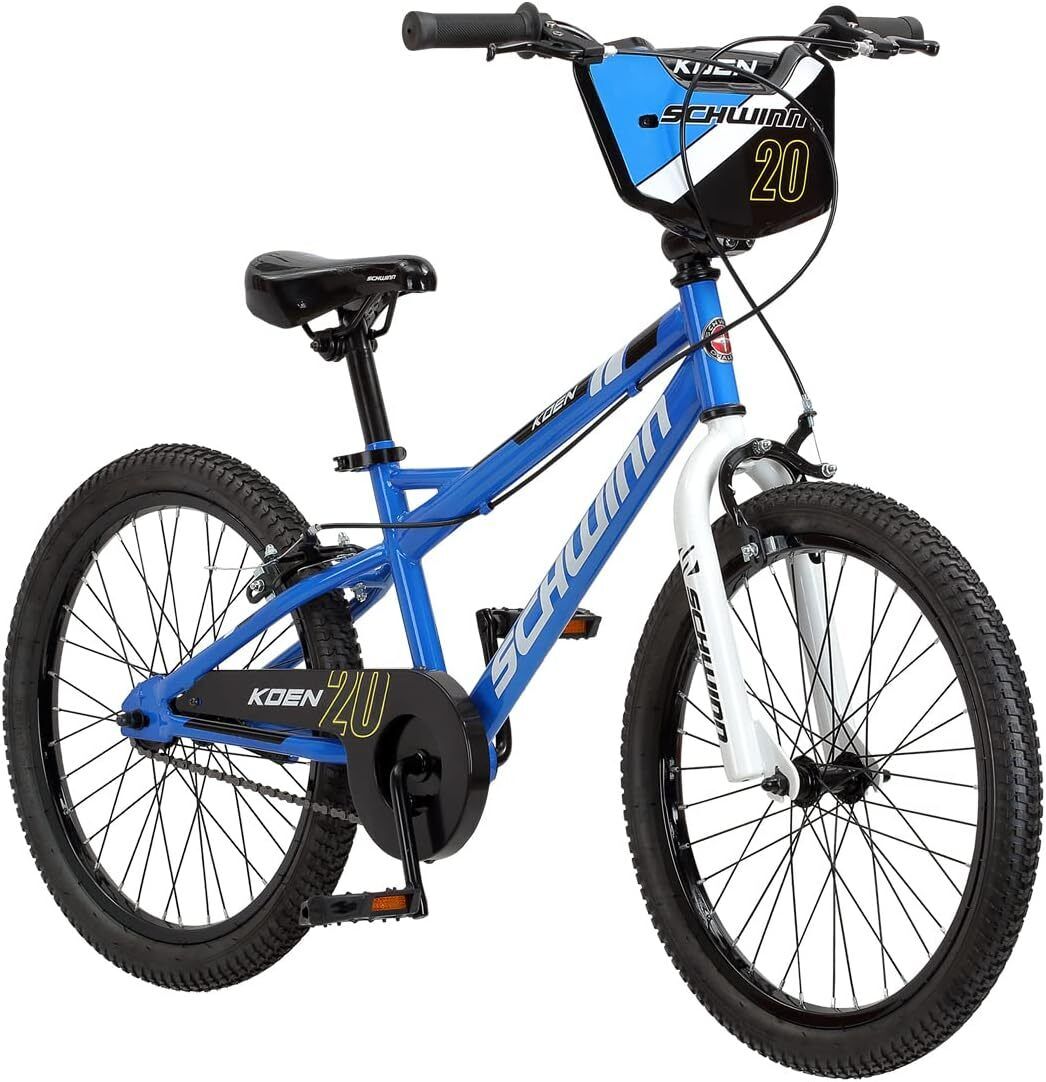 Koen & Elm BMX Style Kids Bike 20-Inch Wheels, Chain Guard & Kickstand Included