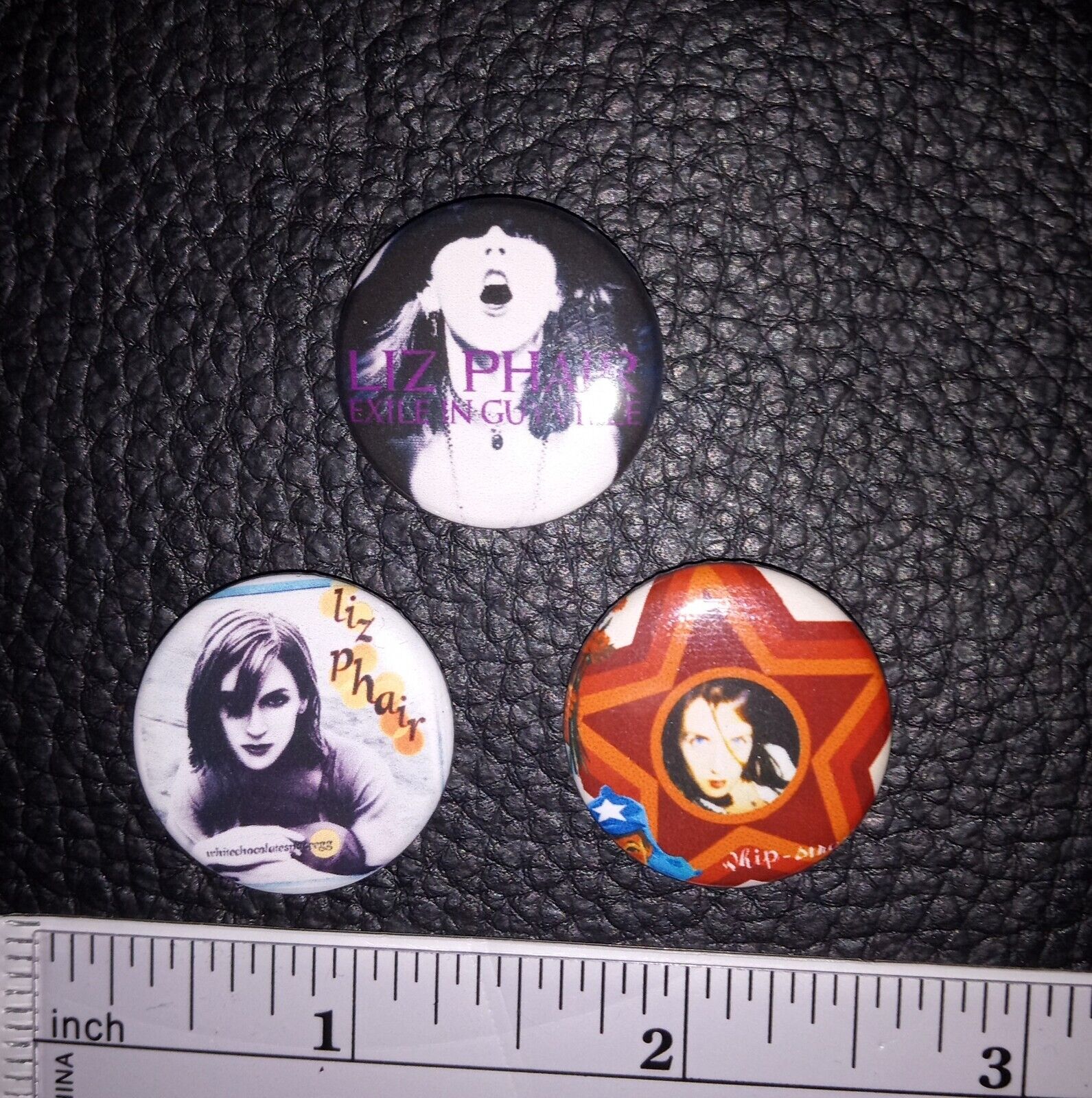 3 Liz Phair Button Pins Badges Lot Indie Rock 90s