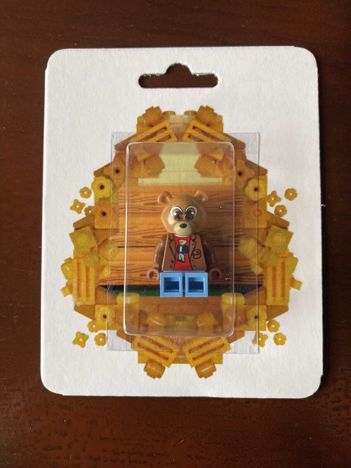 Kanye West College Blockout Bear The Canvas Don Limited Lego Collectible Figure