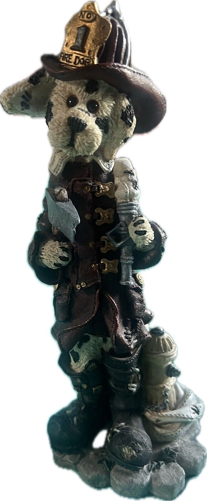 Boyds Bear & Friends Folkstones Lucky McPlug Sparky Fireman 19E Figurine 2871