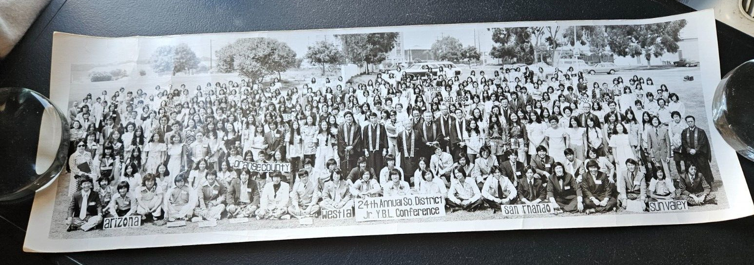 JR. YOUNG BUDDHISTS LEAGUE CONFERENCE PANORAMIC PHOTOGRAPH. 24TH ANNUAL