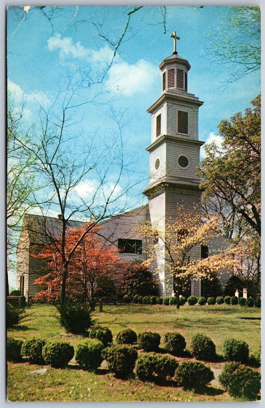 Vtg Richmond Virginia VA St Johns Episcopal Church 1950s Chrome View Postcard