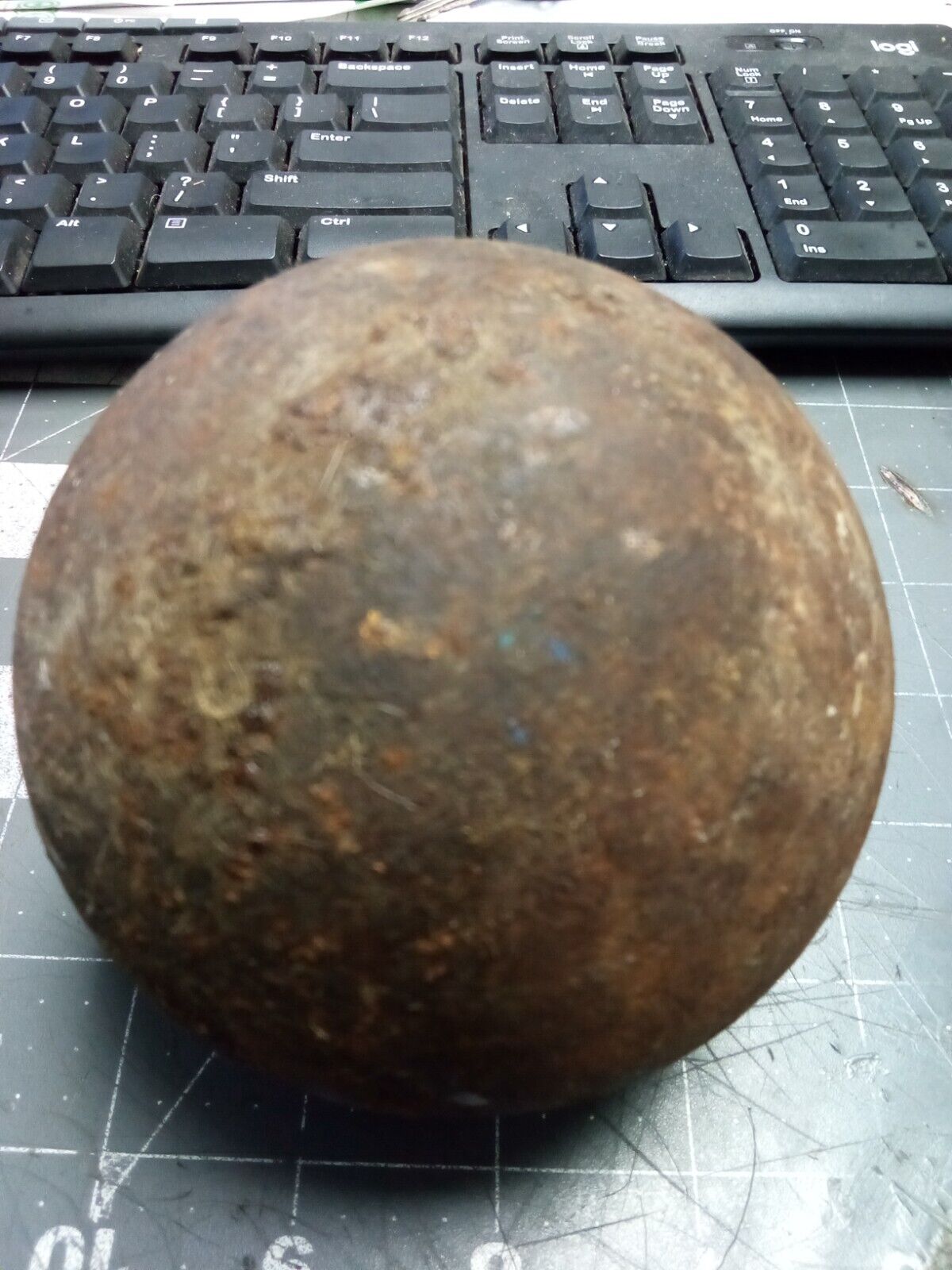 Antique Pre-civil War 4 Lb / 3 Inch Cannon Ball