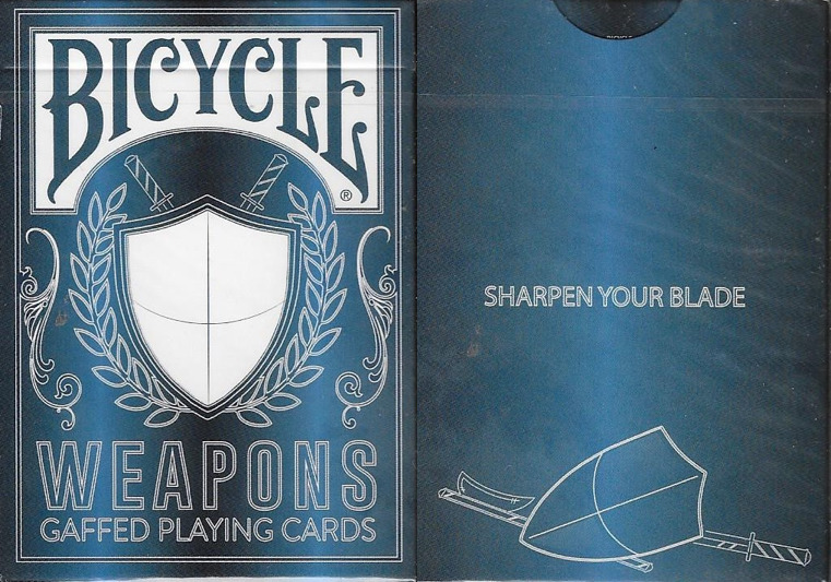 Bicycle Weapons Gaffed V2 Playing Cards – Special Gaff Edition - SEALED