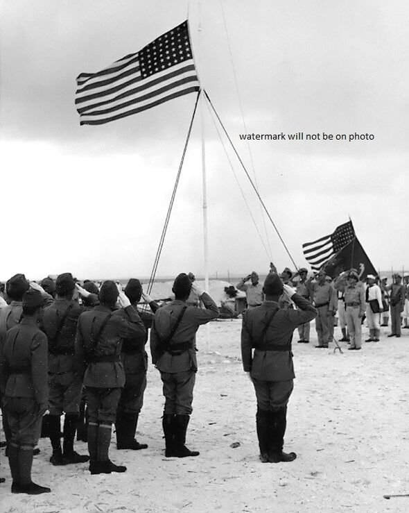 Marines Raising the U.S. Flag over Wake Island 8\