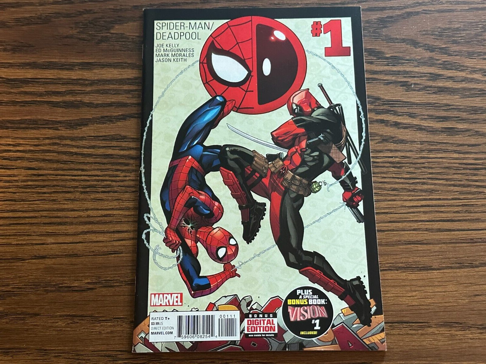 Spider-Man Deadpool #1 - Marvel Comics 2016 1st printing Ed McGuinness cover