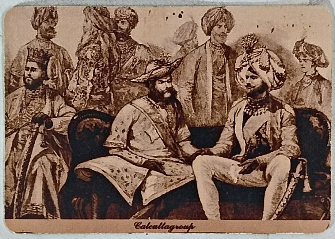 After the Arrival of the Prince, Calcutta Old Picture Postcard Printed in London