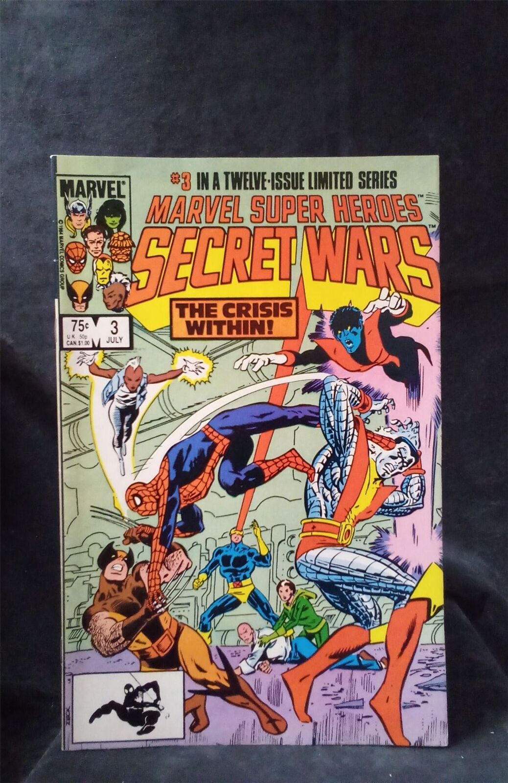 Marvel Super Heroes Secret Wars #3 1984 Marvel Comics Comic Book 