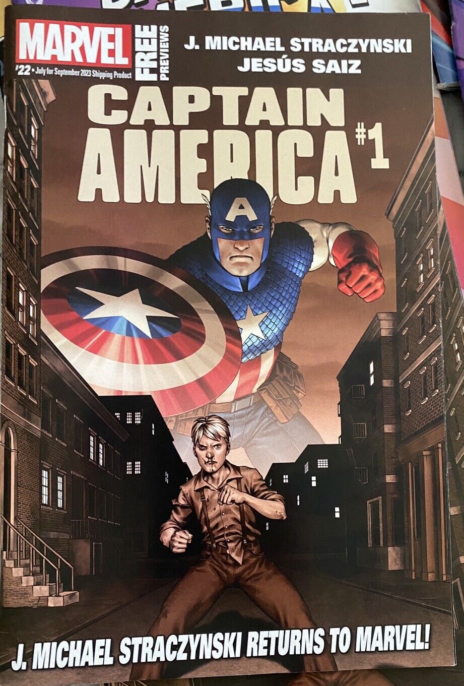 Marvel Free Previews Captain America #1 Sept 2023 Comic Book