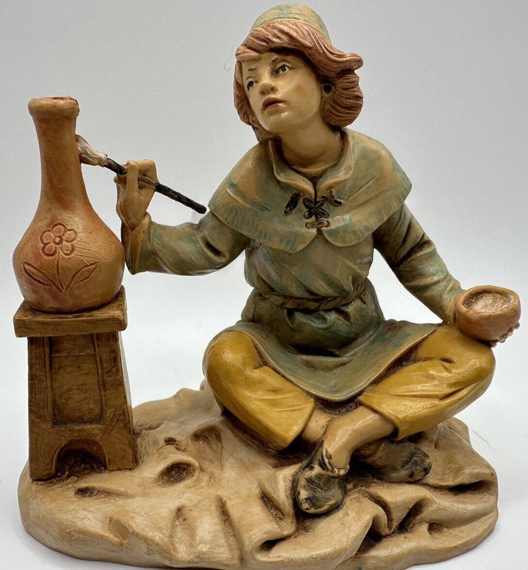 Fontanini 1998 Andrew the Potter Figure Depose Italy #161 Nativity Figurine