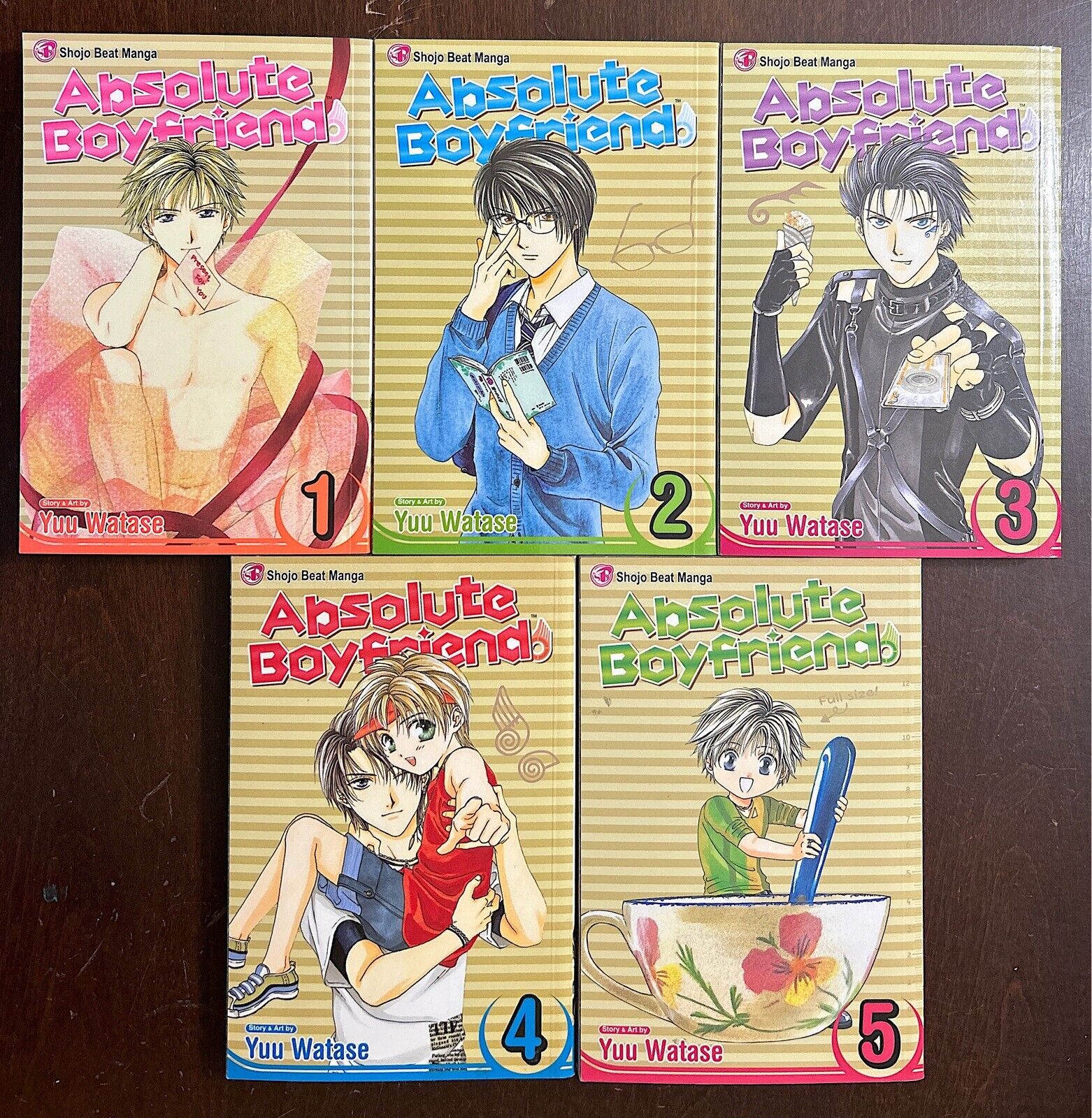 Absolute Boyfriend MANGA Lot Vol 1-5 TPB ENGLISH Yuu Watase