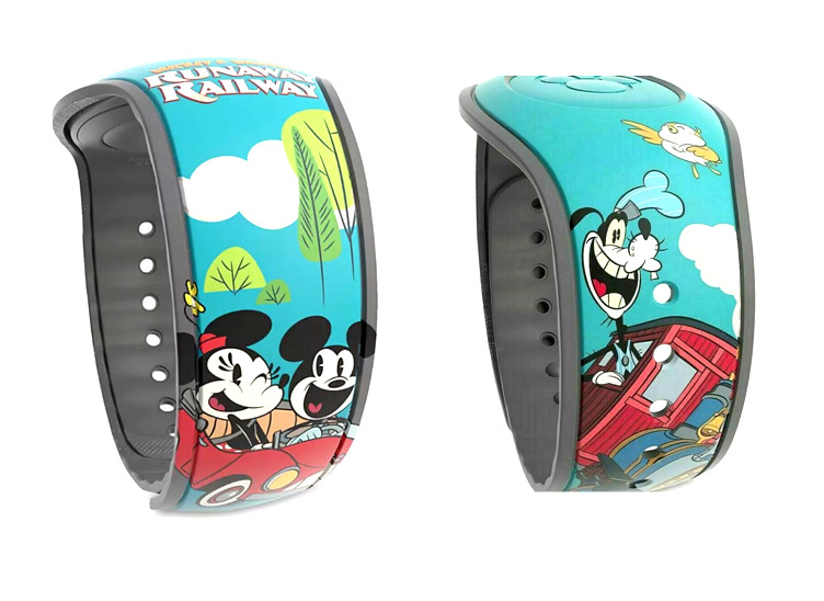 Limited Mickey Minnie Runaway Railway Disney MagicBand v 2 Park Authentic Bracel