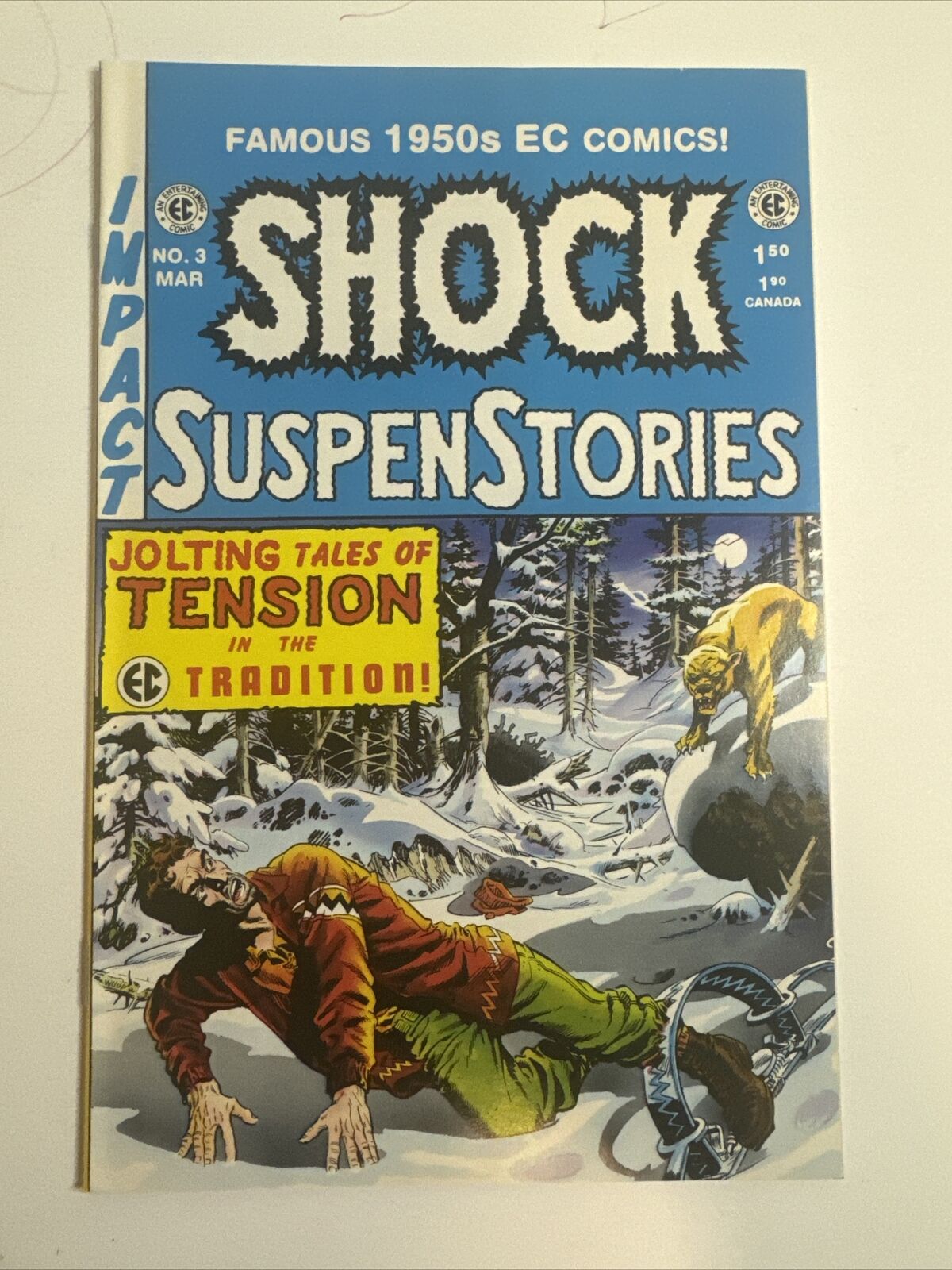 Shock SuspenStories #3: “Just Desserts” Cochrane Reprint, EC Comics 1993 NM-