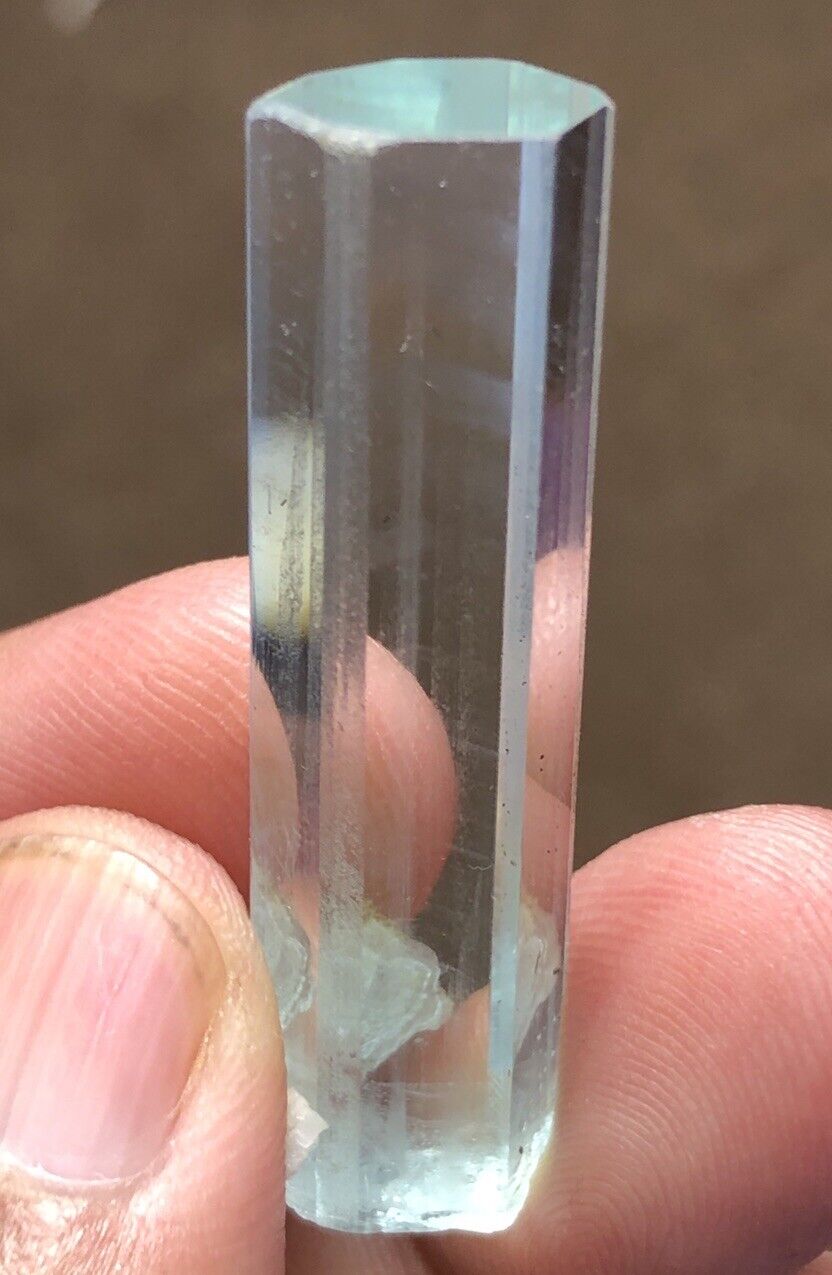 11-Gram Aquamarine Natural Beautiful Dt Crystal From Skardu Pakistan