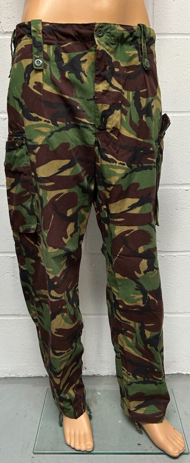 British Military Woodland DPM Camo Tropical Jungle Combat Trousers, 85/92/108