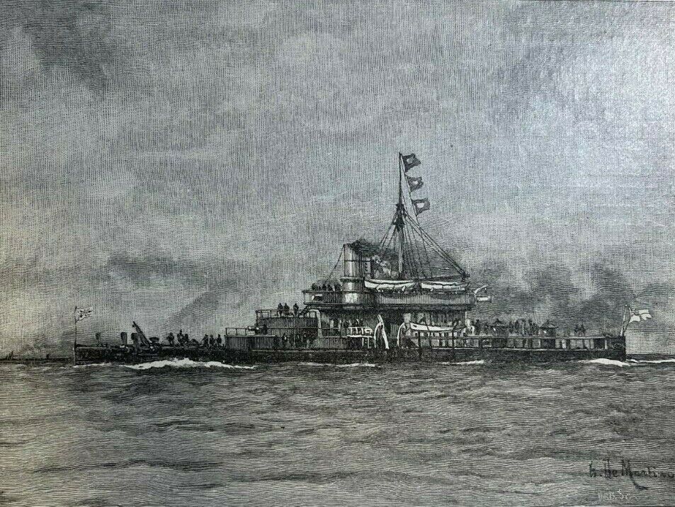 1886 British Navy illustrated
