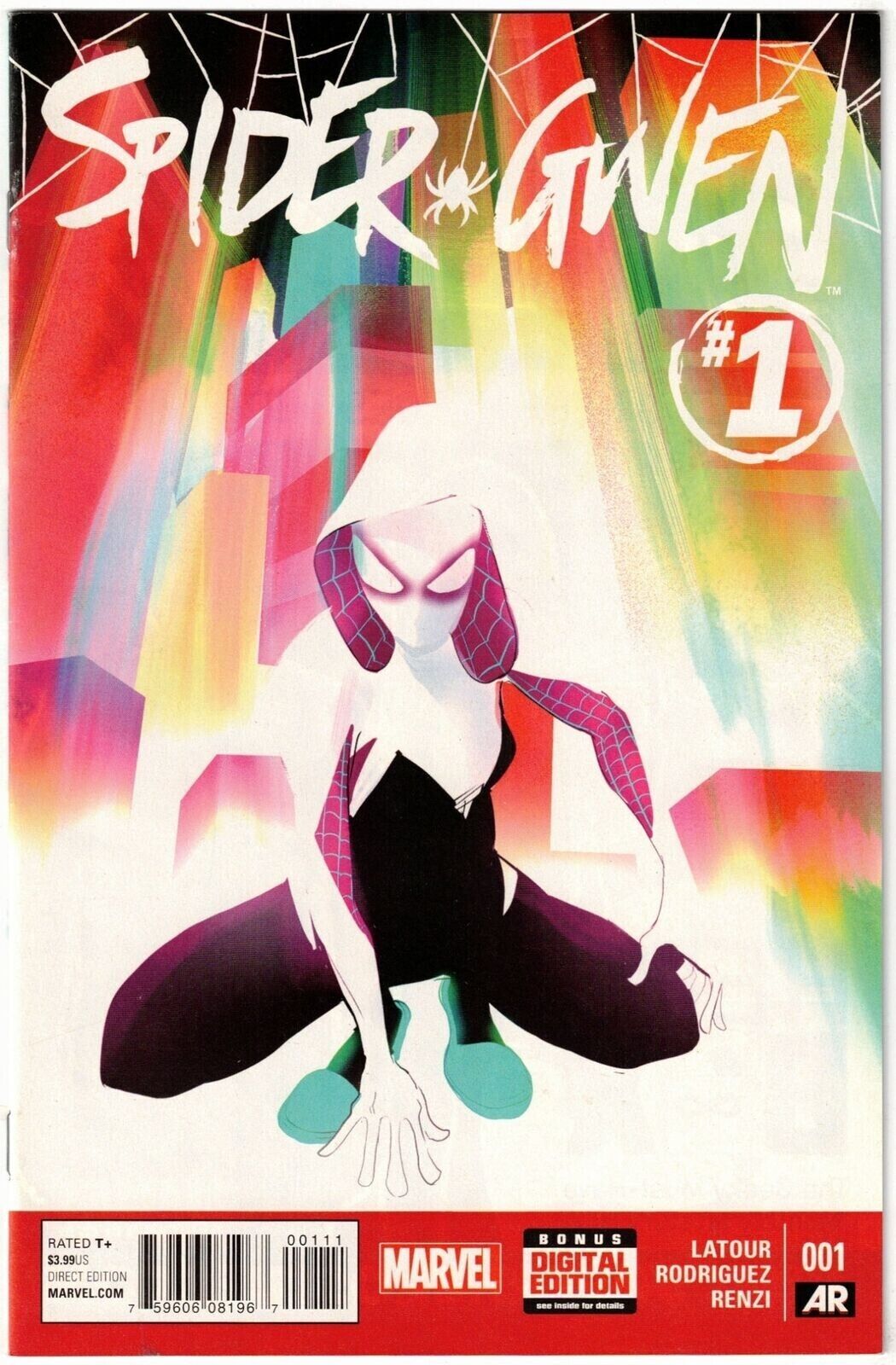 SPIDER-GWEN #1 1ST PRINT 1ST APPEARANCE IN OWN SERIES SPIDER-VERSE STOCK