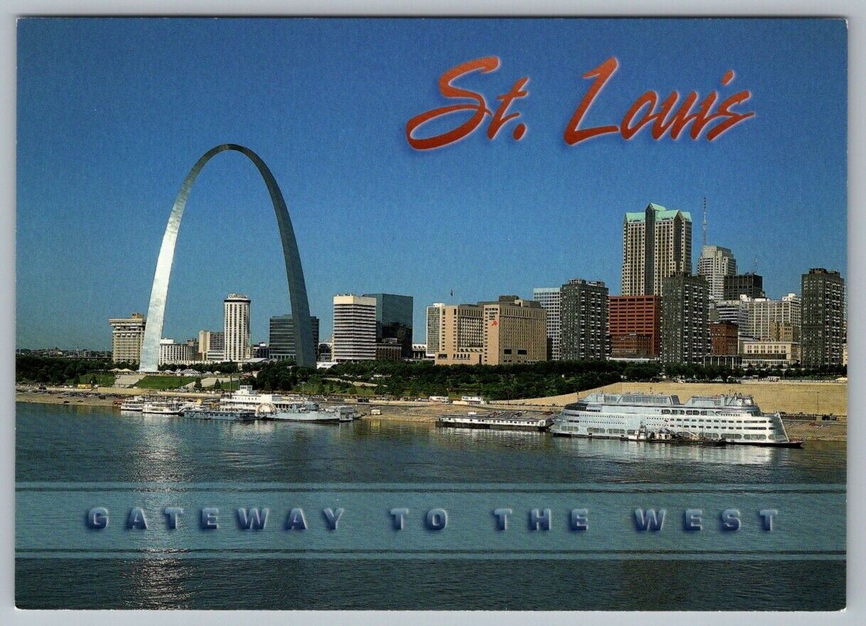 Postcard St Louis Missouri Gateway to the West