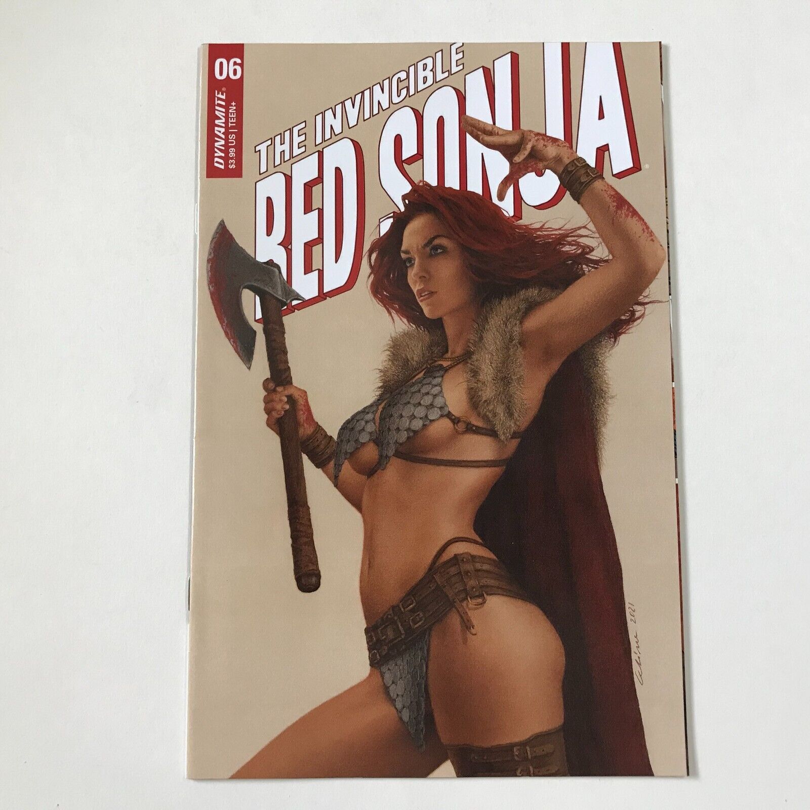 The Invincible Red Sonja #6 Celina Variant Cover C Dynamite Comic VF/NM