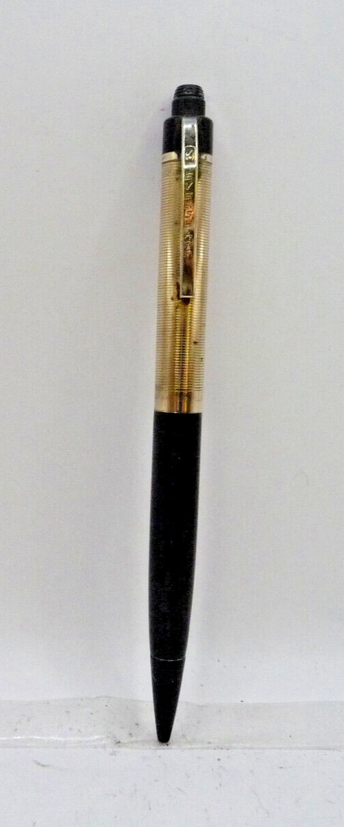 Eversharp Vintage Gold Cap Black Skyline Pencil=repeater l.lmm  working