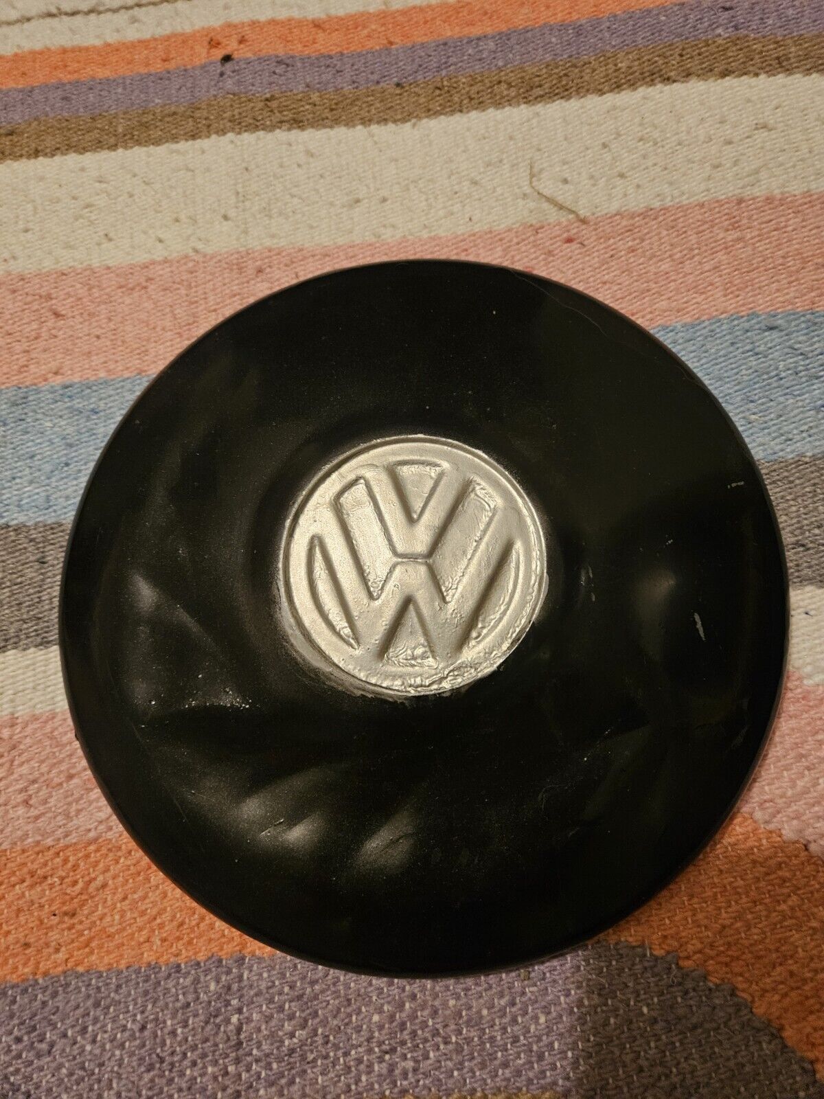 Vintage Volkswagen Bug Hubcap 10 Inch Original REPAINTED 