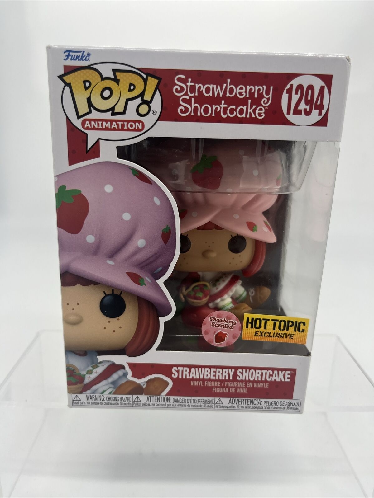 Funko Pop Animation Strawberry Shortcake #1294 Strawberry Scented Hot Topic NEW