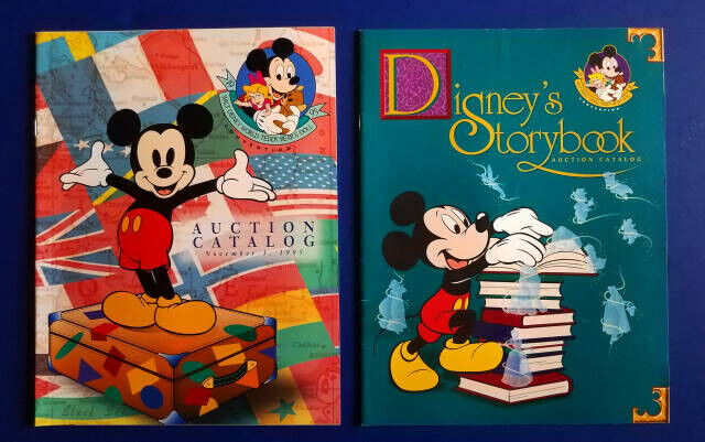 M Lot of 2 Disney OOAK Auction Catalogs Doll & Teddy bear Convention 1995 & 1996