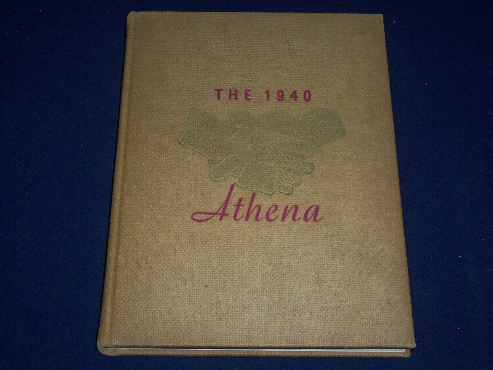 1940 ATHENA OHIO UNIVERSITY YEARBOOK - GREAT PHOTOS - YB 708