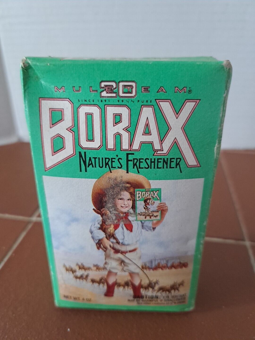 Vintage 20 Mule Team Borax Cleaner Sealed Very Rare 1988 Soap Detergent