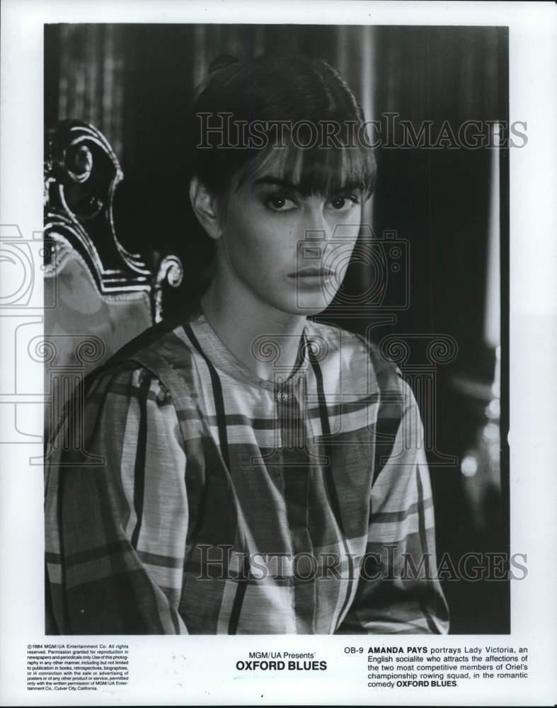 1984 Press Photo Actress Amanda Pays from the romantic movie \