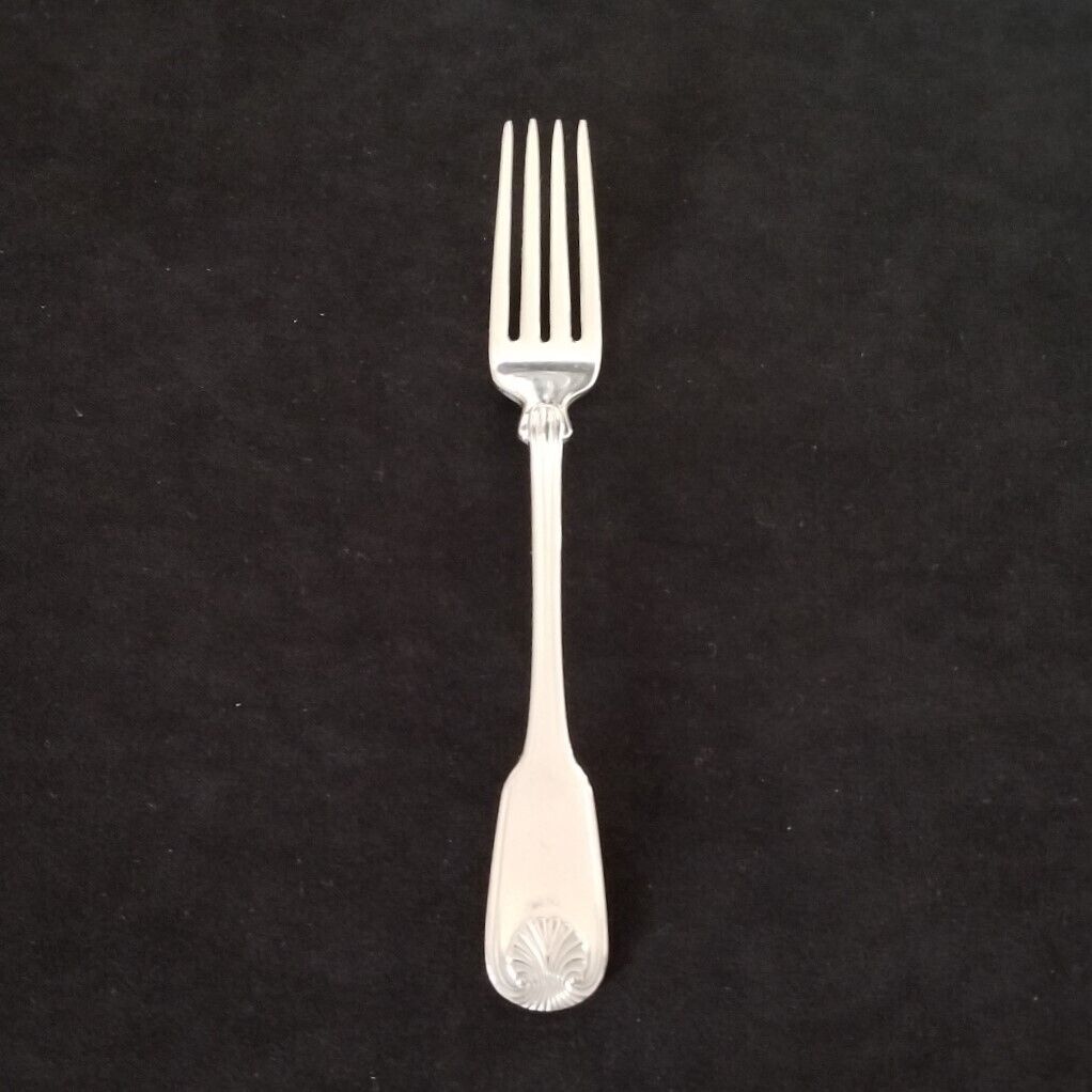 REED & BARTON COLONIAL SHELL STAINLESS STEEL PLACE FORK FLATWARE